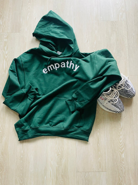 "empathy" Hooded Sweatshirt